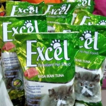 makanan kucing Exel tuna(donat) 500g