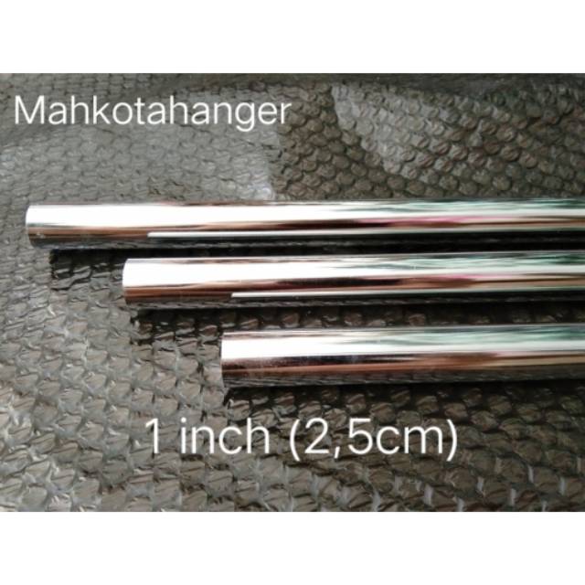 Pipa Bulat Chrome  200cm (2meter)