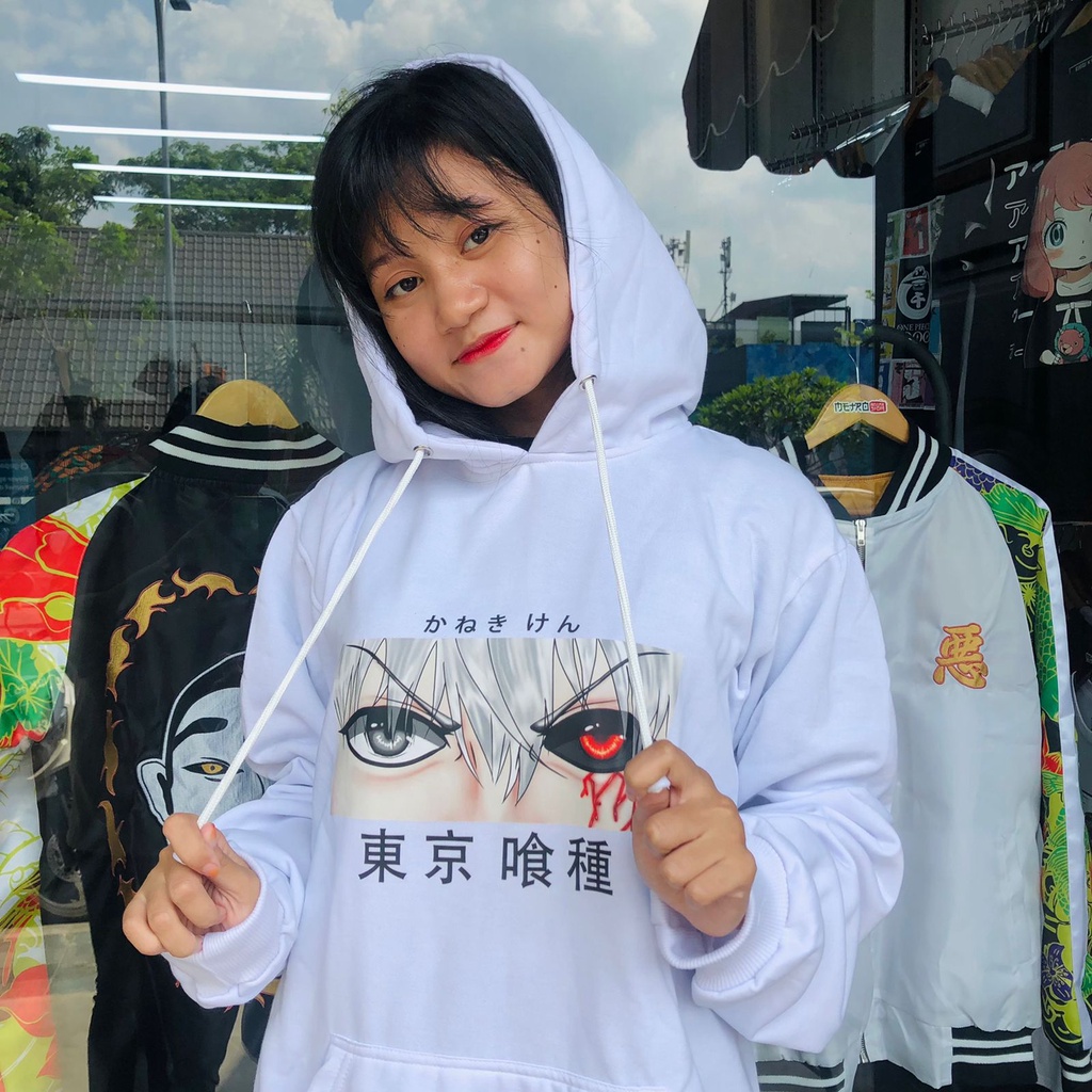 Hoodie Kaneki Eyes Tokyo Ghoul Anime Manga Premium