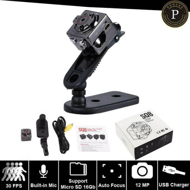 Spy Camera SQ8 Mini Full hd Camera Kecil Camera Vlog kamera youtober spycam dapat 32 gb microsd vlog