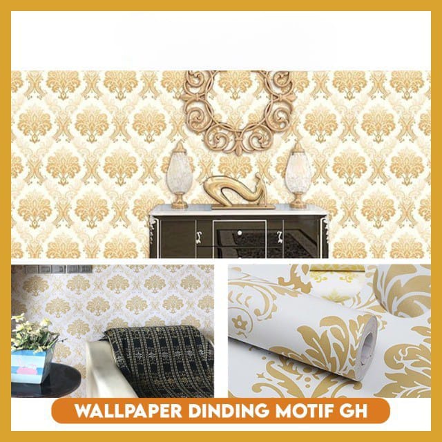 Wallpaper Dinding Stiker Dinding Motif GH 45cmx9m Wallpaper Premium High Quality GOSHOP88