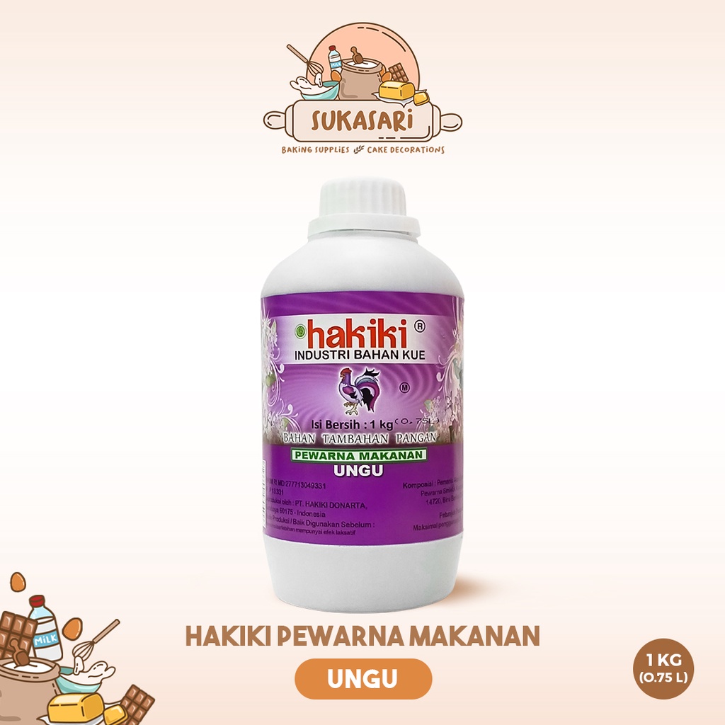 

Sukasari - Pewarna Makanan 1kg / Hakiki Food Coloring Oil Based