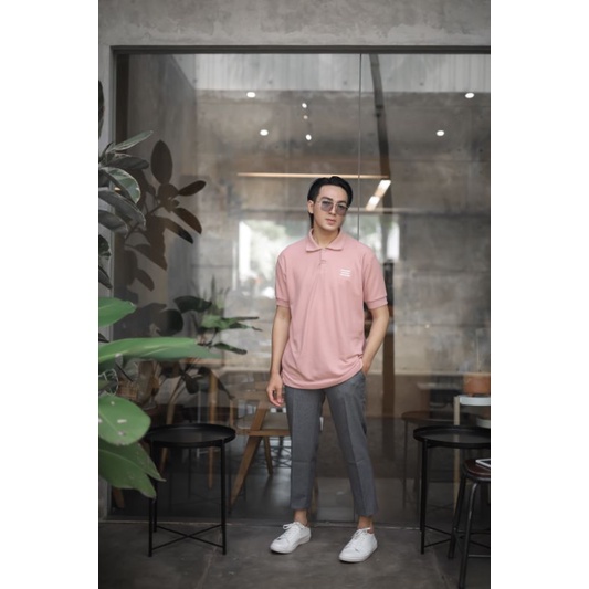 Mubeng Cozy  Polo Shirt Dark Salmon/ Kaos Polo