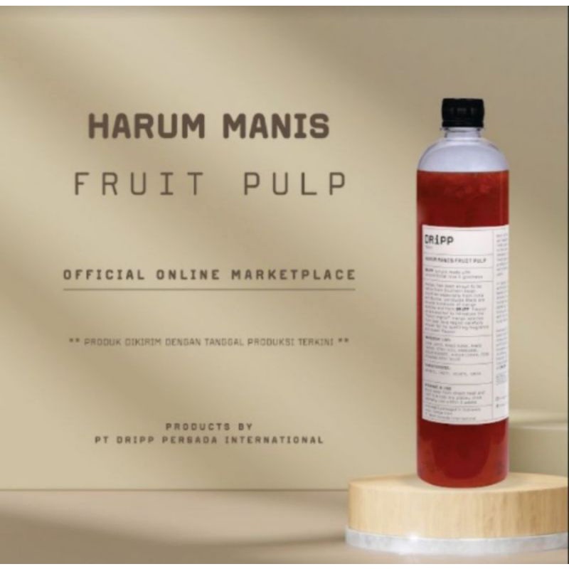 

Dripp syrup minuman sirup mangga harum manis 760ml