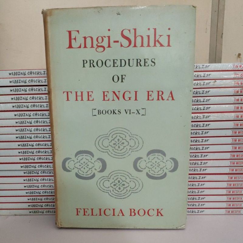 Jual Buku Super Murah Buku Engi Shiki Procedures Of The Engi Era