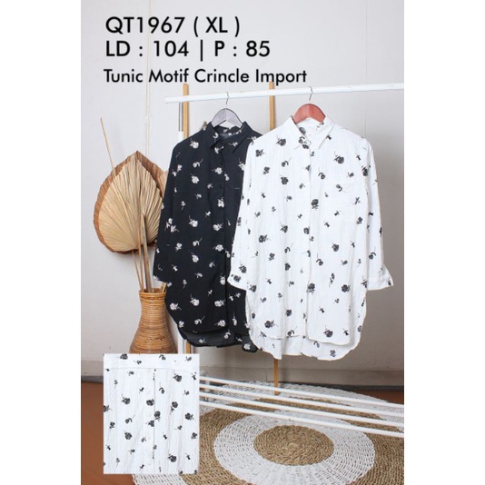 Tunik Crincle Import 100rb