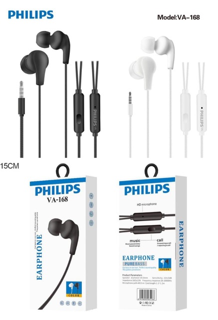 Earphone / Headset / Handsfree Philips VA-228 EXTRA BASS [GARANSI]