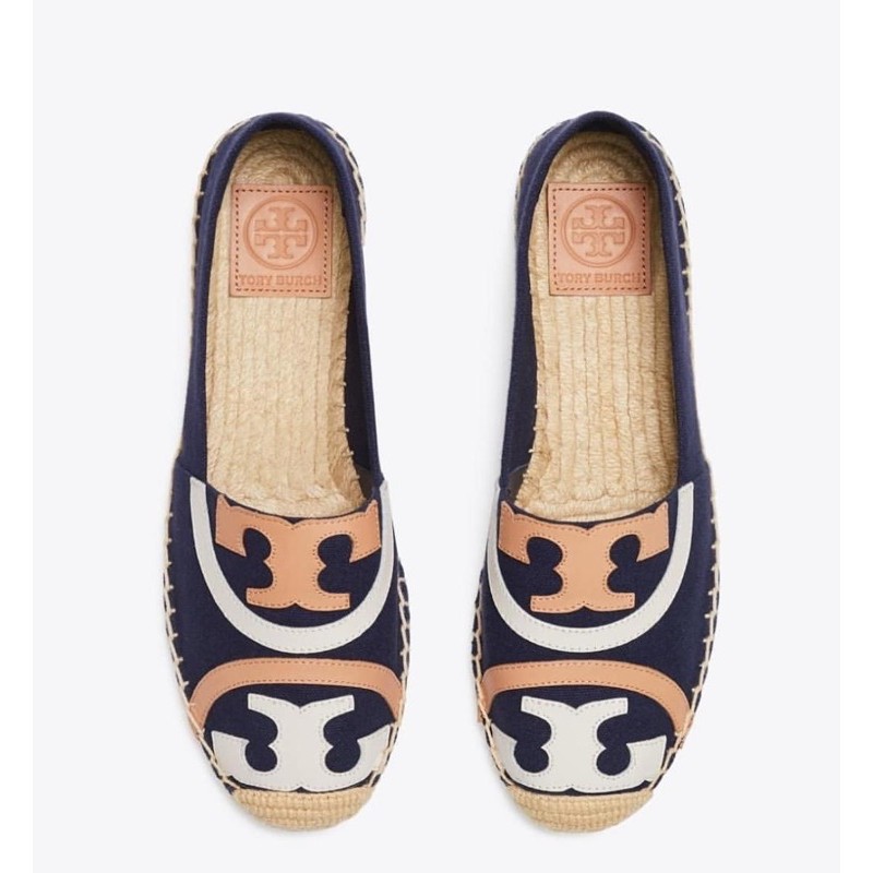 Tory burch poppy canvas espadrille
