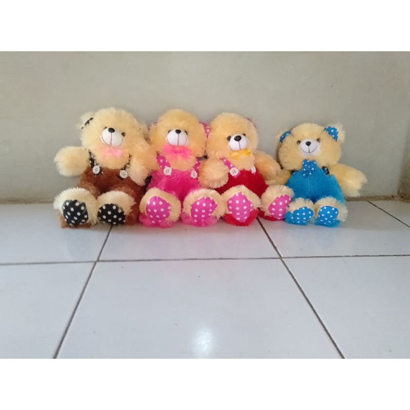 Boneka Beruang Rompi Mini 40cm