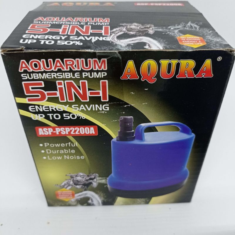 PROMO MURAH Pompa Air Celup Kolam Ikan Aquarium Aquascape  AQURA ASP PSP 2200 A 16 Watt 2 Meter 1600