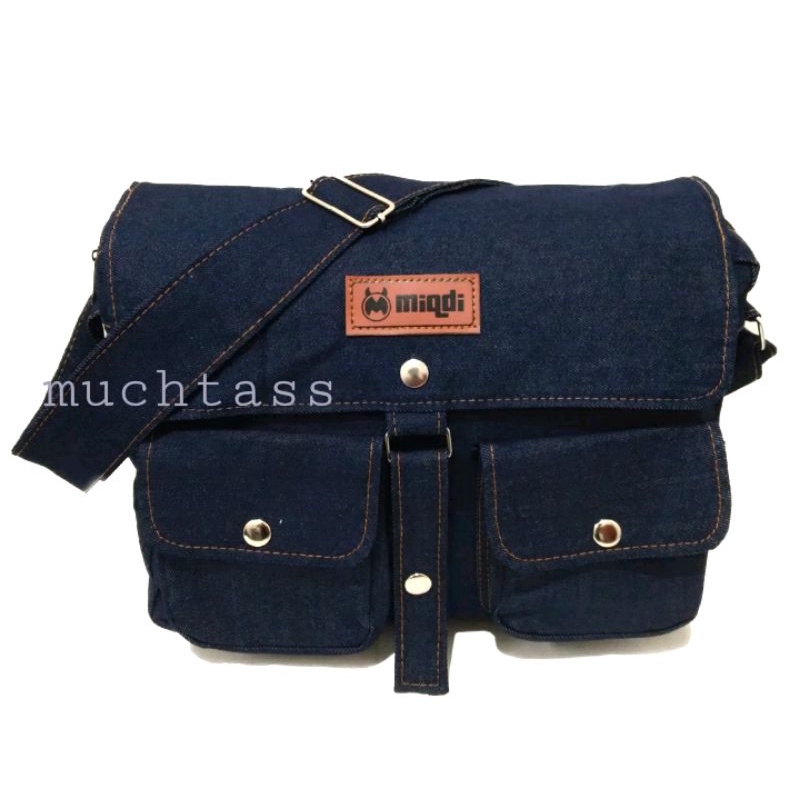 Tas Kanvas Tas Selempang Kanvas Tas Messenger Tas Hangout Tas Sekolah Tas Kuliah Sling Bag