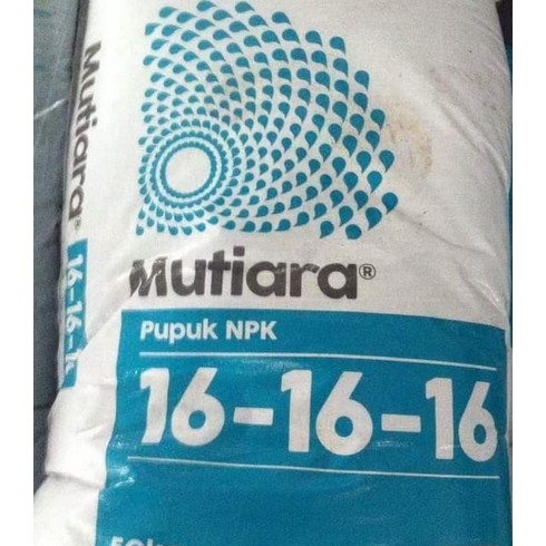 Pupuk NPK Mutiara Biru 16-16-16 Repack 250gr