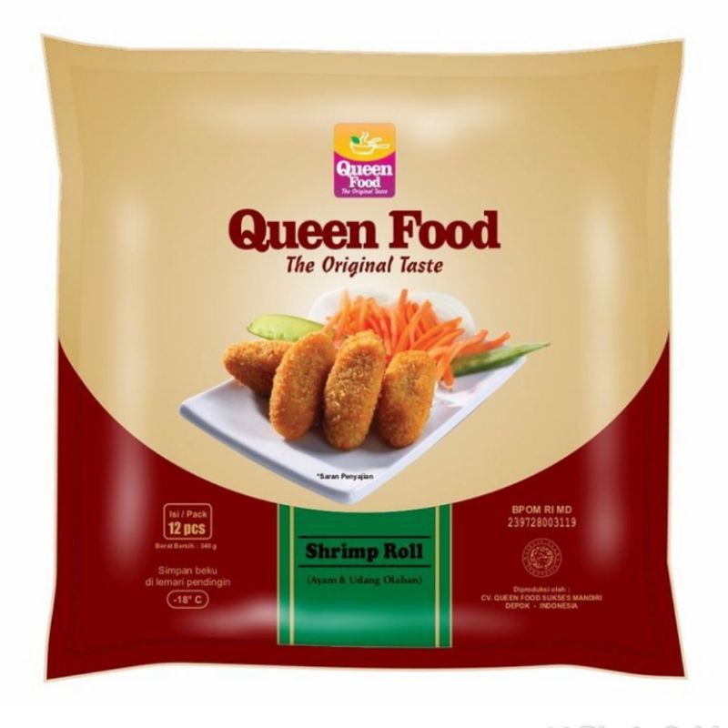 

Queen Food Shrimp Roll 12's 340gr