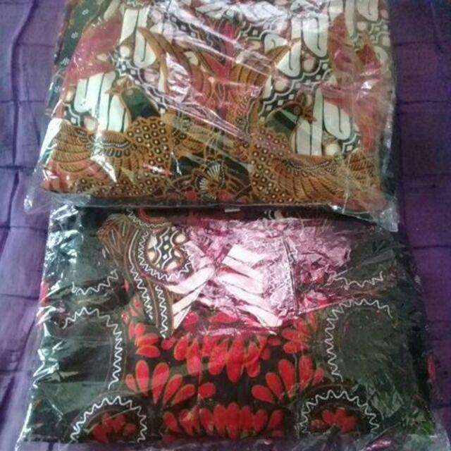 Batik Couple Keluarga Gamis Busui Motif Prasasti Batik Keluarga Seragam