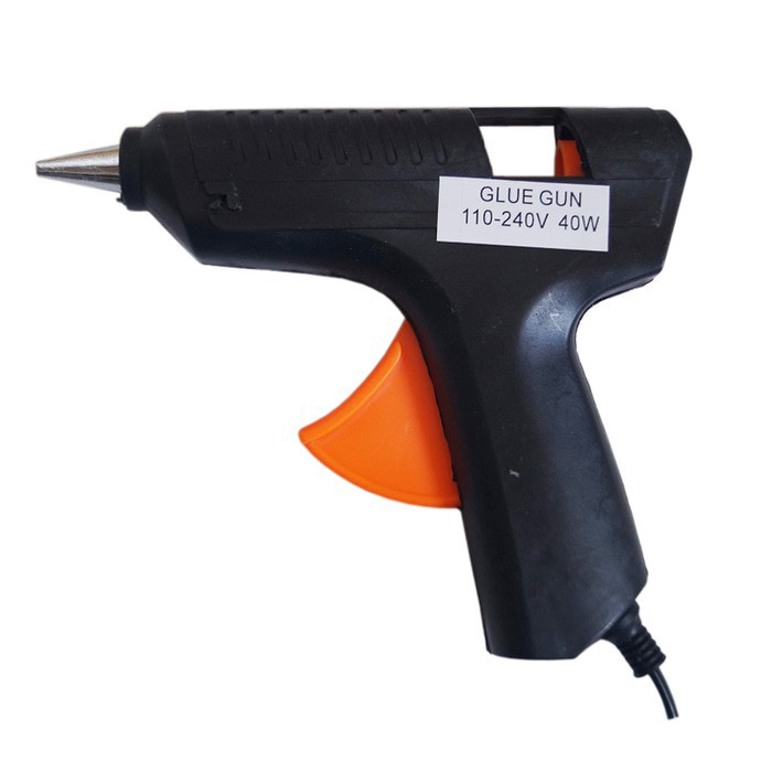 Glue Gun warna HITAM 40 Watt / Alat Lem Tembak 40 Watt