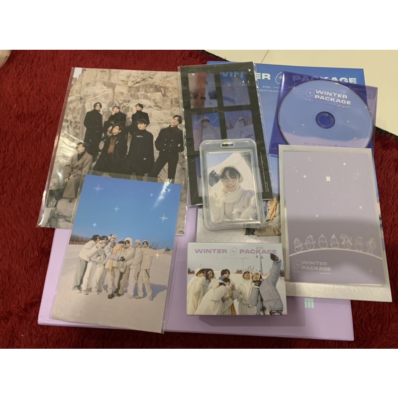winter package bts 2021 minus pouch wappen only