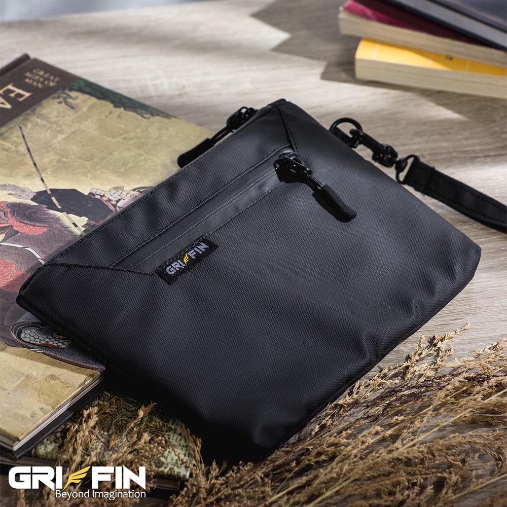 Clutch Pouch Pria Elegan Ringan Distro Branded Griffin Apparel Athens