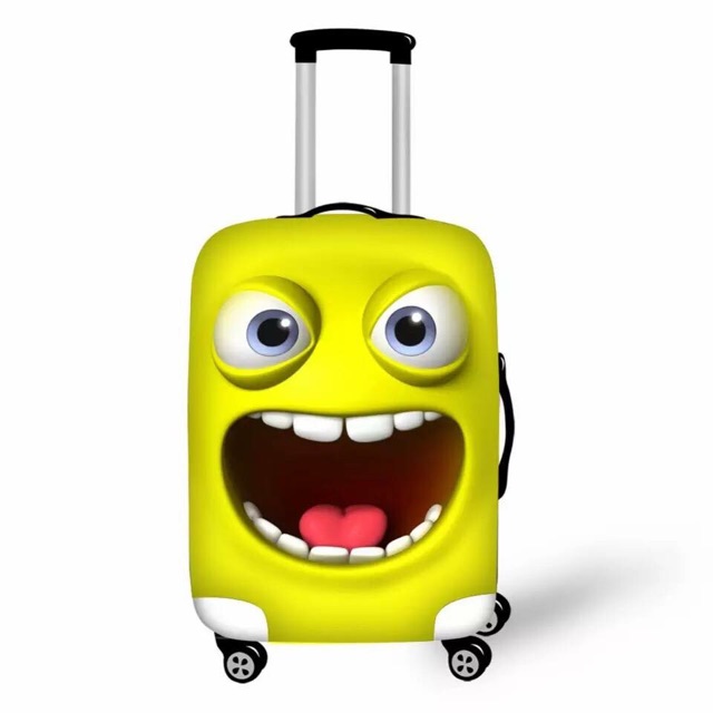 SMILE LUGGAGE COVER SARUNG KOPER