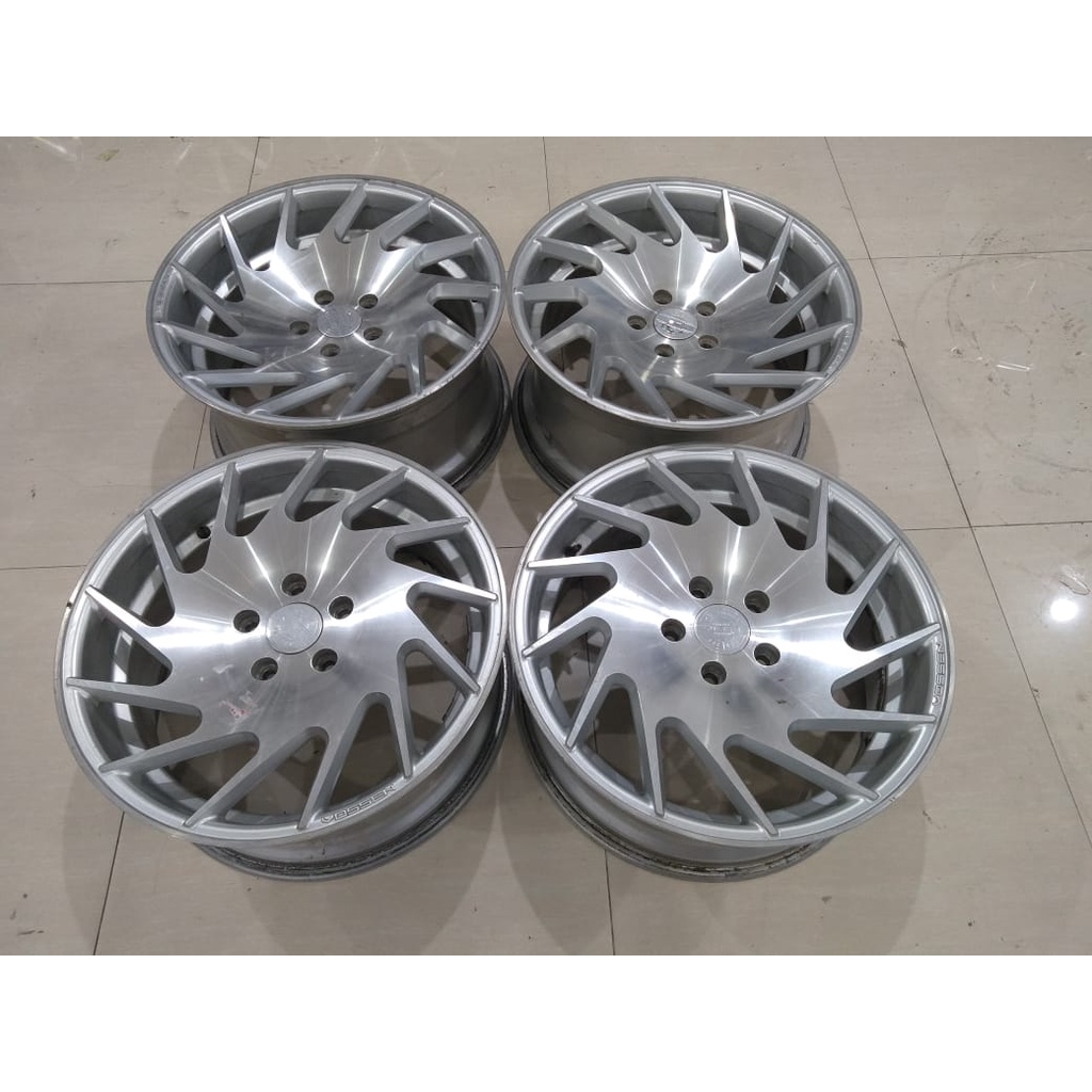 Velg Bekas VOSSEN R18X8/9 PCD 5X114,3 ET35/45 Untuk Mobil Innova Juke Hrv Civic Mazda7 Camry Ring 18