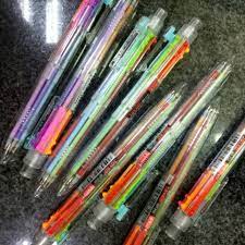 

Pulpen Joyko Sito 6 warna anti bleber