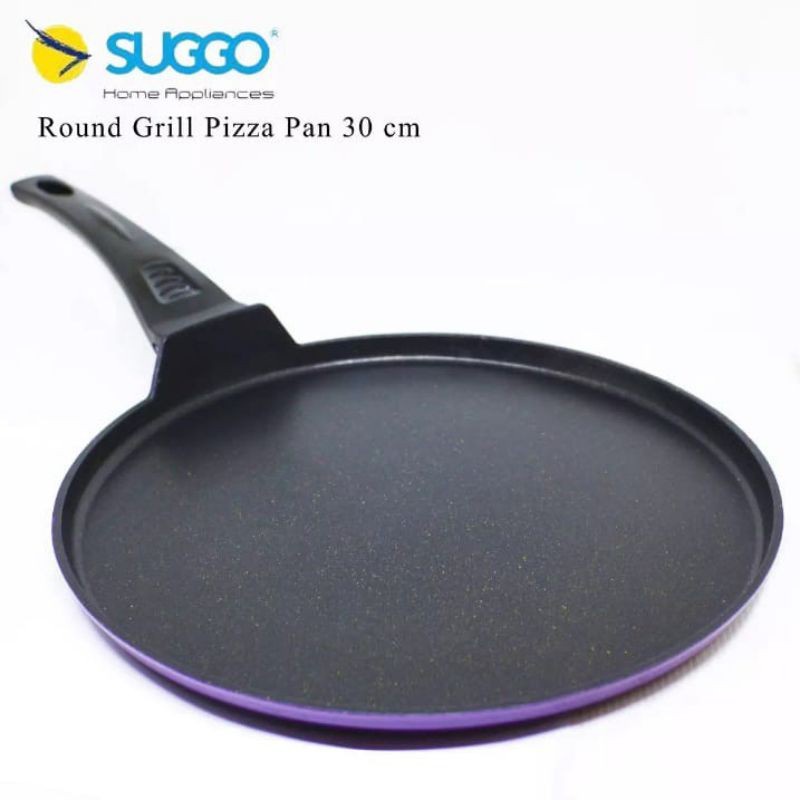 [COD] NEW Round Grill Pan SUGGO 30 Cm Grillpan Panci Crepes Pizza Suggo Pizza Pan 30cm