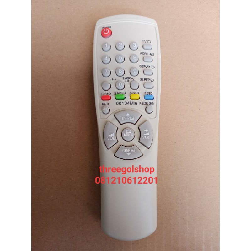 Remot TV Samsung tabung /remot tv Samsung 00104M