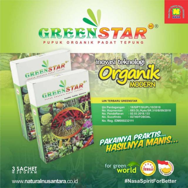 Greenstar Nasa Pupuk Serba Guna Nasa Meningkatkan Kualitas Dan Kuantitas Produk Shopee Indonesia