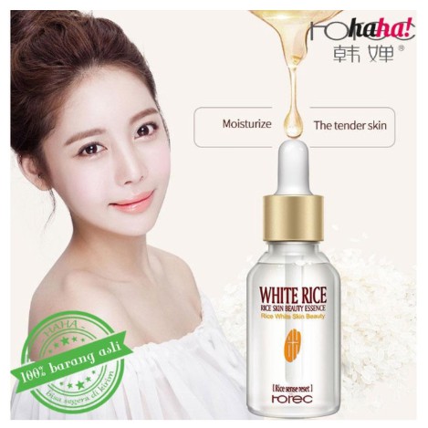 SERUM EHITE RICE ROREC / SERUM BERAS SERUM PEMUTIH WAJAH - ANTI AGING - WAJAH BERUNTUSAN