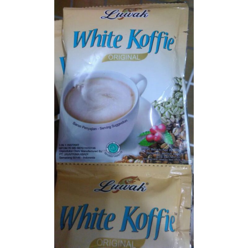 

Luwak white kopi renceng isi 10 pcs