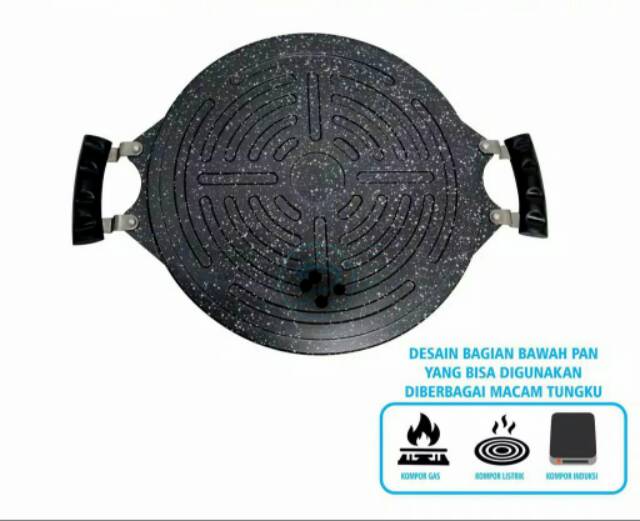 Galaxy Grill Pan Bulat 30 cm