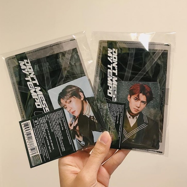 EXO TEMPO PASSPORT WALLET + PHOTOCARD SET (BAEKHYUN, SEHUN)