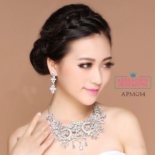 [PALING LARIS] HEADPIECE WEDDING TIARA PENGANTIN CRYSTAL AKSESORIS RAMBUT APM014