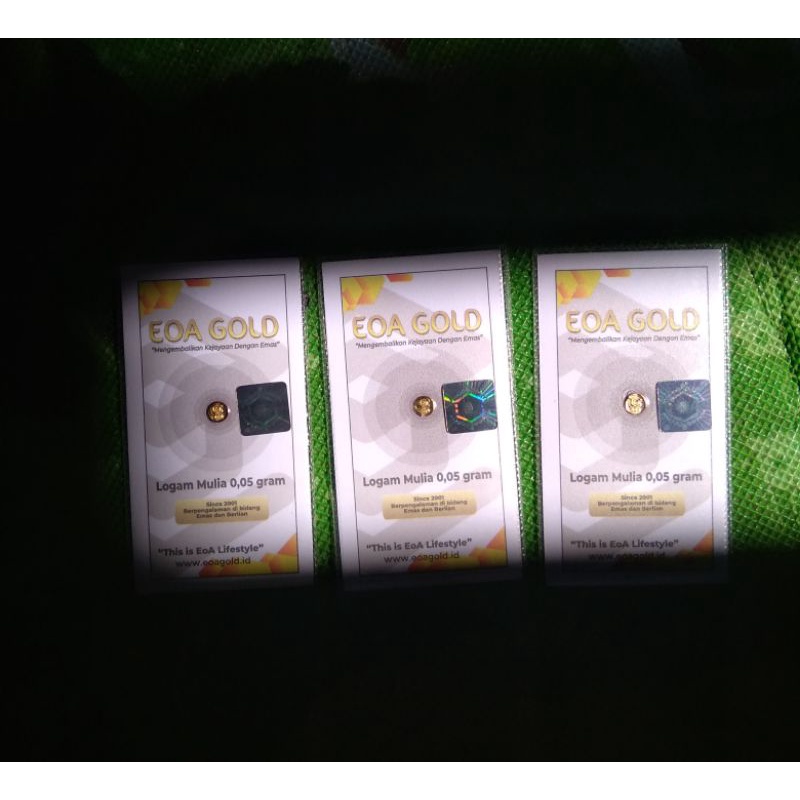 Logam Mulia EoaGOLD 0,05 gram