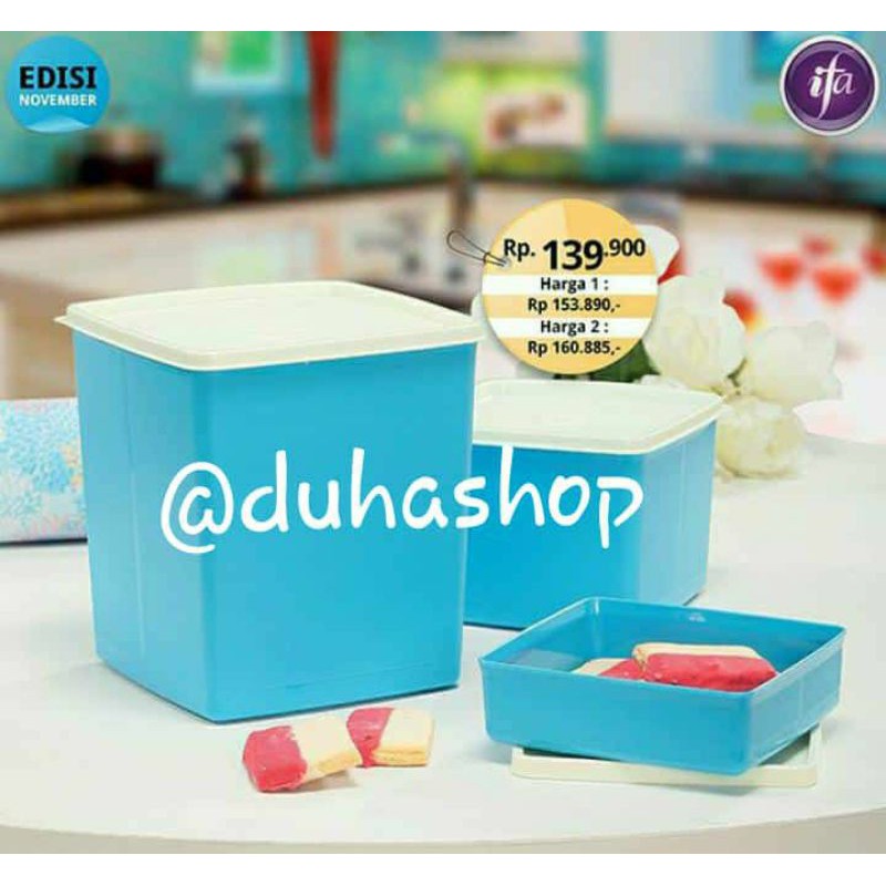 Toples susu/ ifa square cookware/ toples ifa isi 3