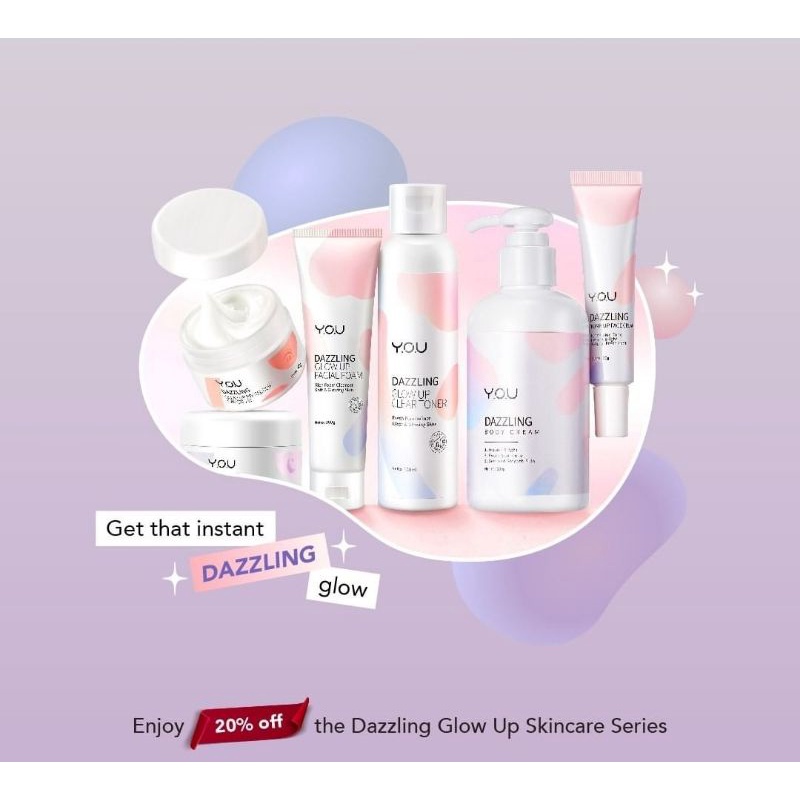 YOU Dazzling Glow Up Series/Paket Hemat