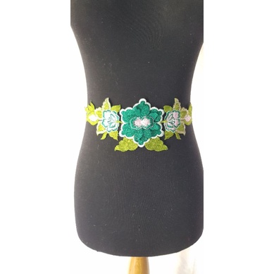 bordir tempel bunga 3D