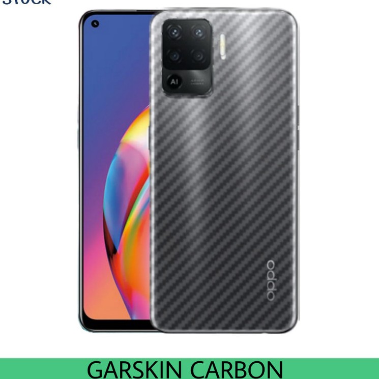 OPPO RENO RENO 5F/RENO 5/RENO 4/RENO 4F/RENO 4 PRO ANTI GORES BELAKANG CARBON