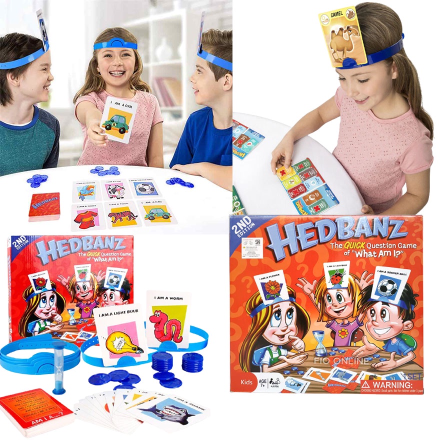 Mainan Hedbanz Card/ Mainan Edukasi Family Game Hedbanz/ Mainan Tebak Gambar dan Kata/ Mainan Teka Teki 6188-4