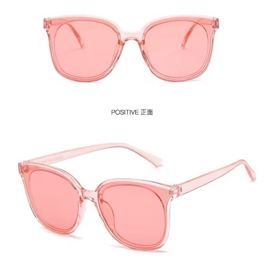 Kacamata Wanita Pria  Anti Radiasi UV Fashion Sunglasses Eyewear Kacamata Andin-ka-17 C6 pink