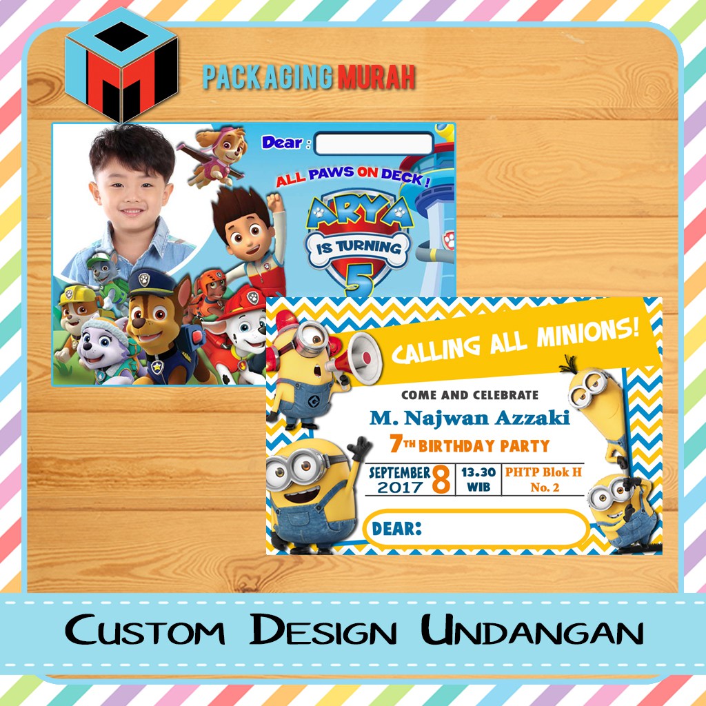 Custom Design Undangan