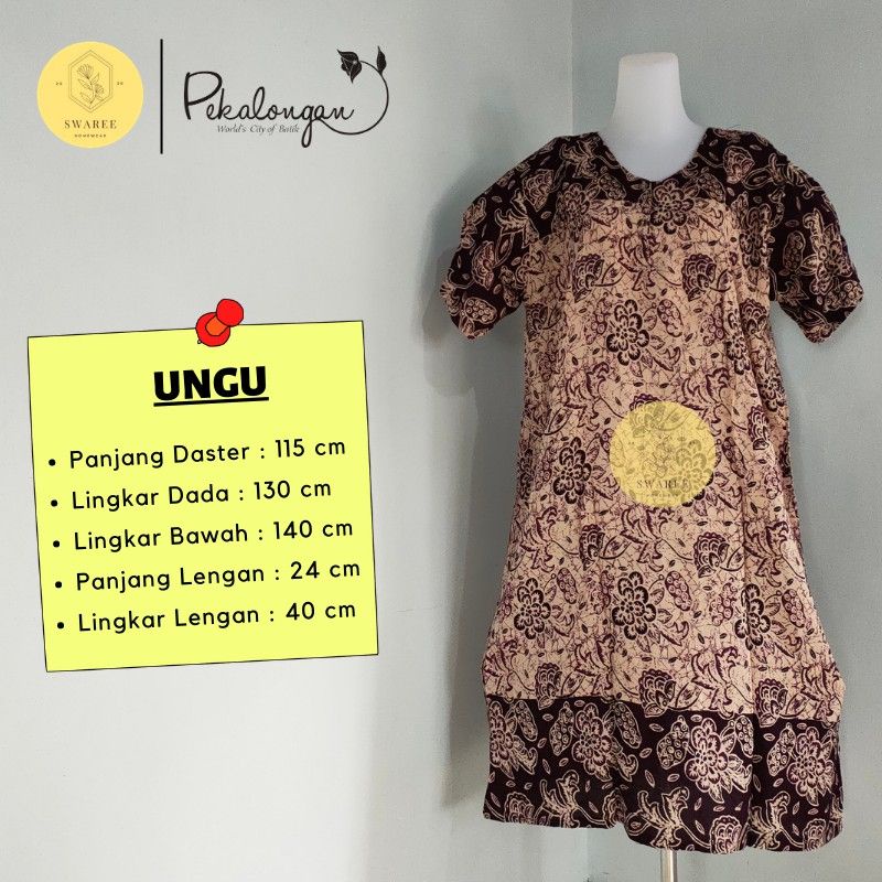 Daster Batik Jumbo Busui Baju Daster Murah Batik Pekalongan Baju Wanita Rayon Lengan Pendek