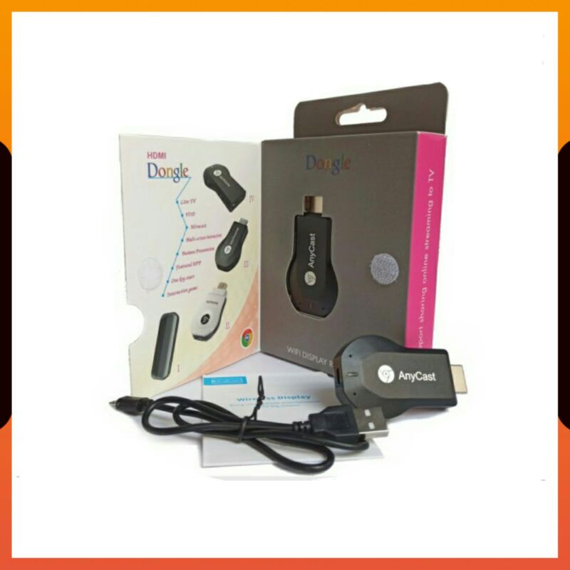 (COD) ANYCAST DONGLE WIRELESS / ANYCASH DONGEL MIRACAST RECEIVER WIFI / ALAT PENYAMBUNG HP KE TV LED &amp; PROYEKTOR