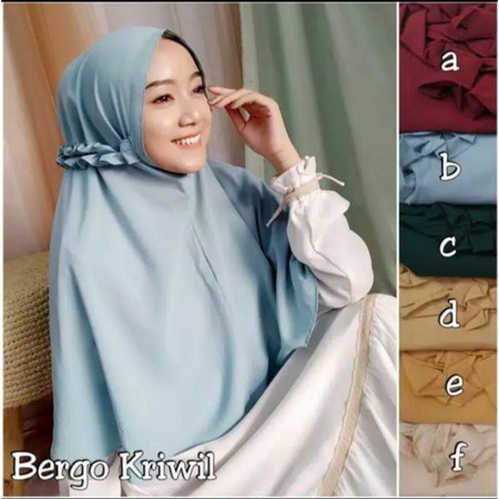 Bergo Tali Kriwil Murah