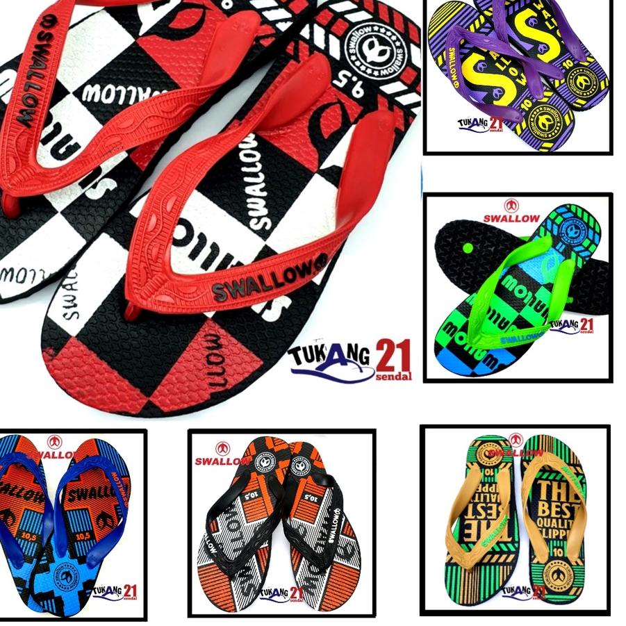 【Penjualan Terbaik】 SANDAL SWALLOW DISTRO - SANDAL SWALLOW PRIA WANITA - SANDALSWALLOW MURAH ANTISEL
