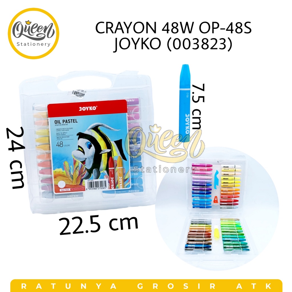 

1 SET CRAYON 48W OP-48S JOYKO / KRAYON JOYKO / ALAT MEWARNAI / KRAYON