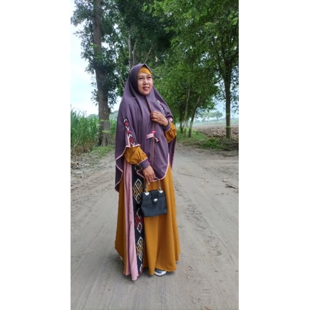 Set Gamis Aulia Fashion Sultan 12/gratis bross cantik