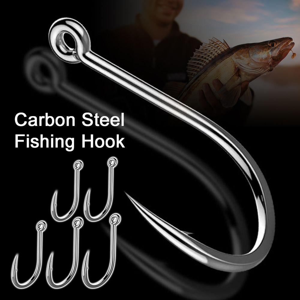 TOP 500pcs Pengait Pancing2# 3# 4# 5# 6# Hook Berduri Jig Kepala Engkol Offshore Angling