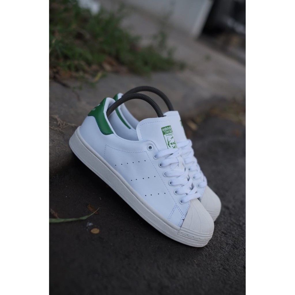 Adidas Superstar White Green