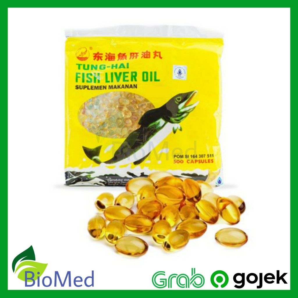 Minyak Ikan Tung Hai TungHai Fish Liver Oil Vitamin Suplemen Kesehatan