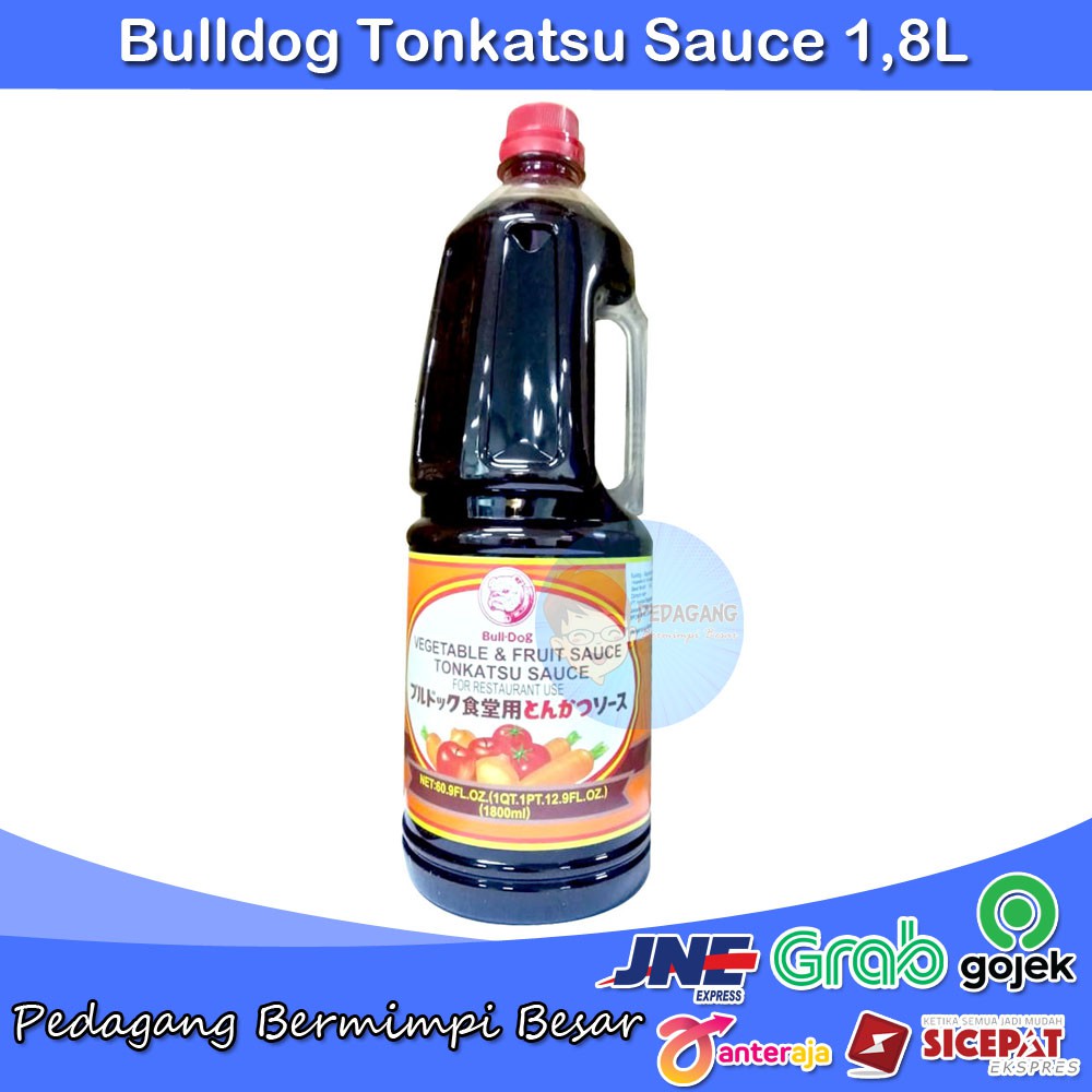 

Bulldog Vegetable & Fruit Sauce Tonkatsu Sauce 1,8L | Saus Tonkatsu